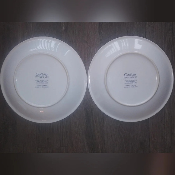 CENTURY STONEWARE Fannie's Farm Salad/Dessert Plate | 11" set of two - Picture 7 of 7